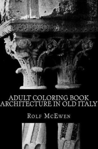 Cover of Adult Coloring Book- Architecture in Old Italy