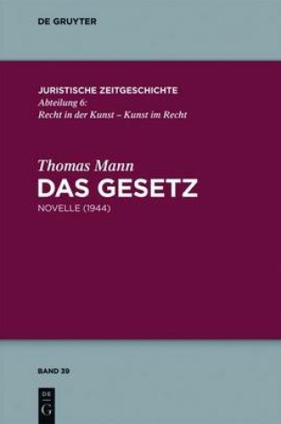 Cover of Das Gesetz