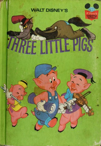 Book cover for Walt Disney's Three Little Pigs