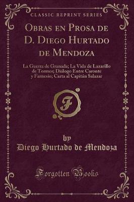 Book cover for Obras En Prosa de D. Diego Hurtado de Mendoza