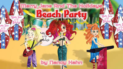 Book cover for Merry Jane and the Holidays Beach Party