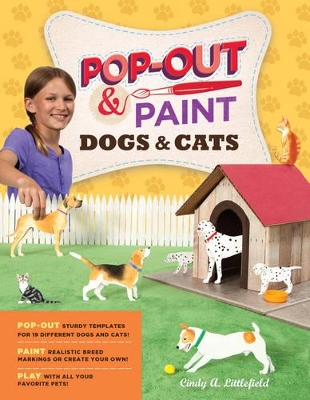 Book cover for Pop out and Paint Dogs and Cats