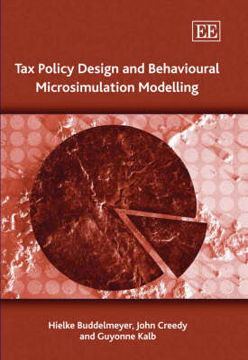 Book cover for Tax Policy Design and Behavioural Microsimulation Modelling