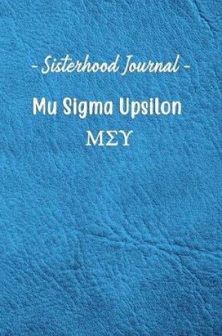 Cover of Sisterhood Journal Mu Sigma Upsilon