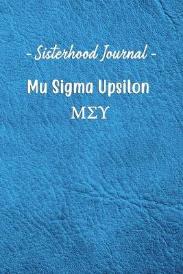 Book cover for Sisterhood Journal Mu Sigma Upsilon