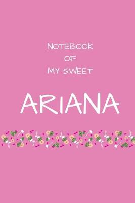 Book cover for Notebook of my sweet Ariana