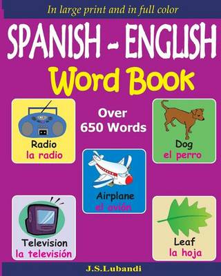 Book cover for Spanish - English Word Book