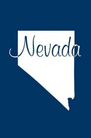 Cover of Nevada - Navy Blue Lined Notebook with Margins