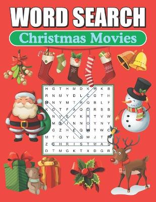 Book cover for Word Search Christmas Movies