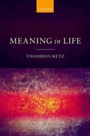 Cover of Meaning in Life