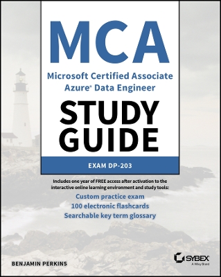 Book cover for MCA Microsoft Certified Associate Azure Data Engineer Study Guide