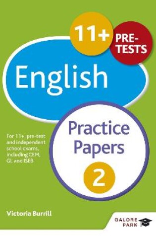 Cover of 11+ English Practice Papers 2