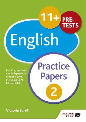 Book cover for 11+ English Practice Papers 2