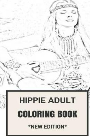 Cover of Hippie Adult Coloring Book