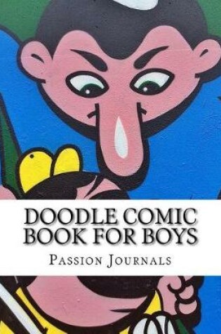 Cover of Doodle Comic Book for Boys