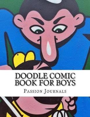 Book cover for Doodle Comic Book for Boys