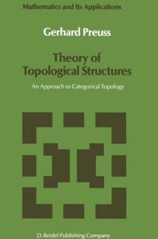 Cover of Theory of Topological Structures