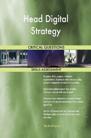 Cover of Head Digital Strategy Critical Questions Skills Assessment