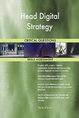 Book cover for Head Digital Strategy Critical Questions Skills Assessment