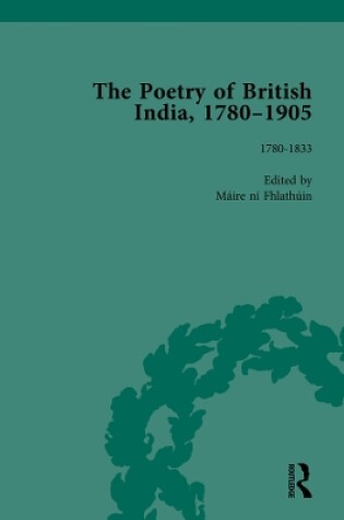 Cover of The Poetry of British India, 1780-1905 Vol 1