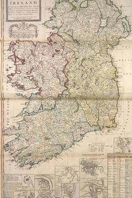 Book cover for An Antique 1736 Map of Ireland Journal