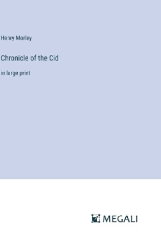 Cover of Chronicle of the Cid