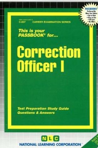 Cover of Correction Officer I