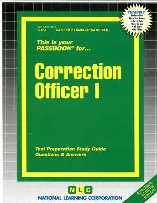 Book cover for Correction Officer I