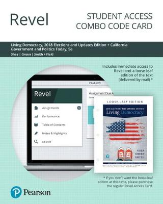Book cover for Revel for Living Democracy, 2018 Elections and Updates Edition + California Government and Politics Today -- Combo Card