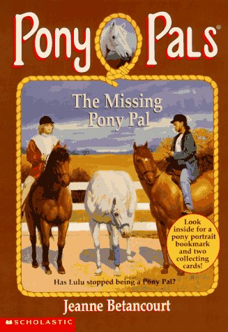 Book cover for The Missing Pony PAL