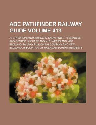 Book cover for ABC Pathfinder Railway Guide Volume 413