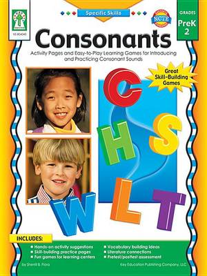 Book cover for Consonants, Grades Pk - 2