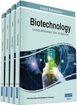 Book cover for Biotechnology: Concepts, Methodologies, Tools, and Applications