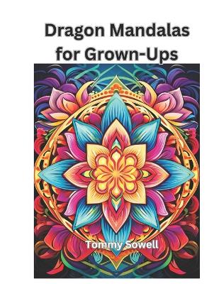 Book cover for Dragon Mandalas for Grown-Ups