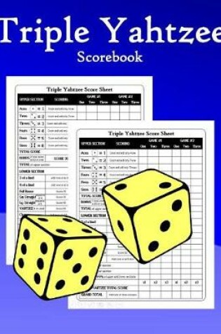 Cover of Triple Yahtzee Scorebook