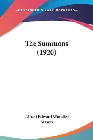 Cover of The Summons (1920)