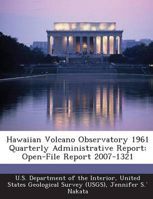 Book cover for Hawaiian Volcano Observatory 1961 Quarterly Administrative Report