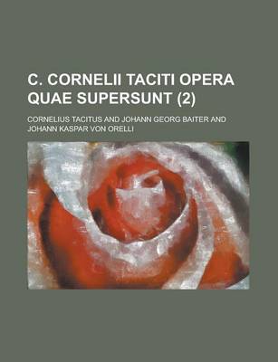 Book cover for C. Cornelii Taciti Opera Quae Supersunt (2)