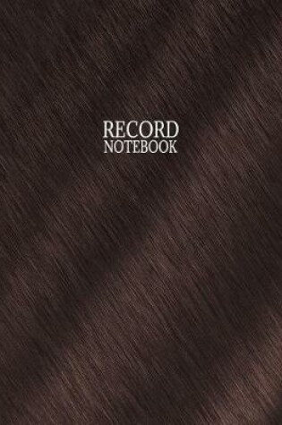 Cover of Record Notebook