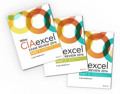Cover of Wiley CIAexcel Exam Review 2016: Study Guides Set