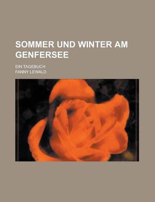 Book cover for Sommer Und Winter Am Genfersee; Ein Tagebuch