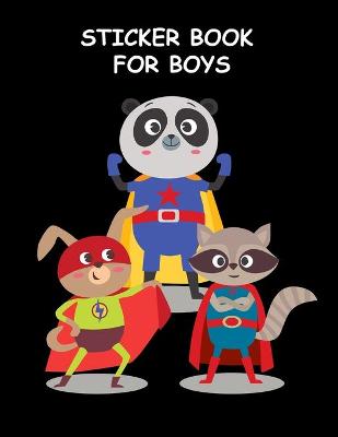 Book cover for Sticker Book for Boys