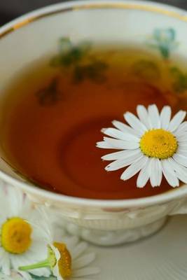 Book cover for Chamomile Tea with a Floating Flower