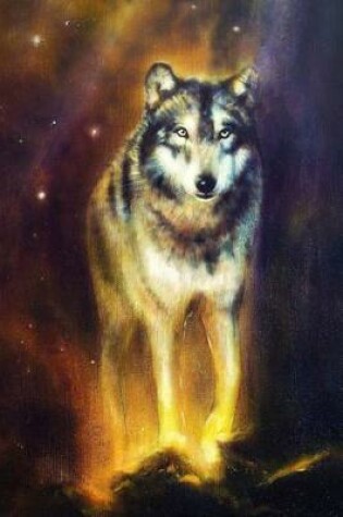 Cover of Cosmic Wolf Spirit Guide Illustration Journal