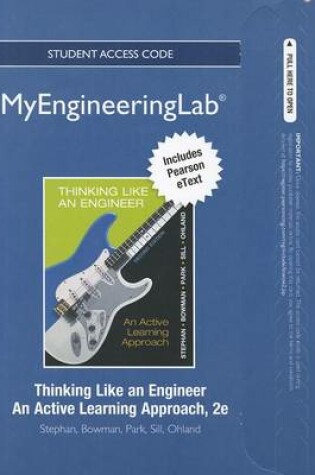 Cover of NEW MyLab Engineering with Pearson eText -- Access Card -- for Thinking Like an Engineer