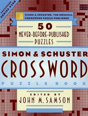 Book cover for S&s Crossword Puzzle Book #208