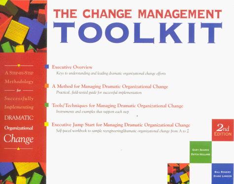 Book cover for The Change Management Toolkit for Reengineering, Process Redesigner or Any Other Pragmatic Organizational Change