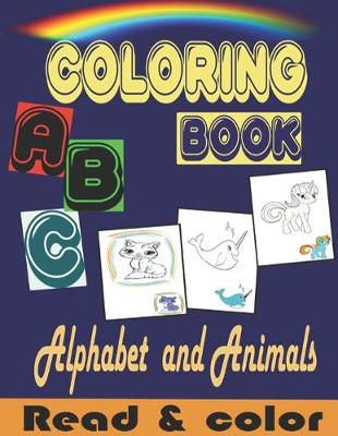 Book cover for ABC coloring book