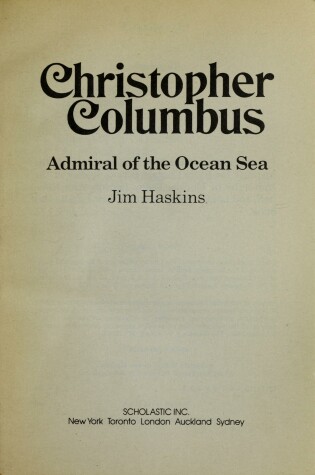 Cover of Christopher Columbus