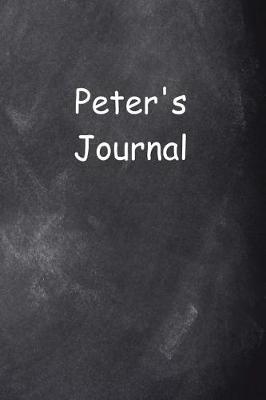 Cover of Peter Personalized Name Journal Custom Name Gift Idea Peter